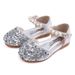 2024 spring and summer new girls' leather shoes single-layer shoes baby princess shoes Children's casual shoes performance shoes Pearl dance shoes_viptrois.com