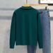 Loom Autumn Men's Mature Patchwork Color Knitted Jacket European And American Light Style Turn-down Collar Design_viptrois.com