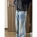 Versatile, Trendy, Fashionable, New Harajuku Style Minimalist Denim Trousers, Exuding A Sophisticated, Relaxed, And Artistic Japanese Vibe._viptrois.com
