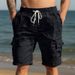 Men's Linen Cargo Shorts – Relaxed Fit, Multiple Pockets, Breathable & Lightweight For Summer (S-XXXL, 7 Colors)_viptrois.com