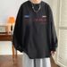 Street Letter Print Pure Cotton Inner Wear Screw Neck Long Sleeve T-Shirt Men Autumn American Style Trendy Casual Loose_viptrois.com