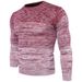 1 Autumn Crew Neck Pullover Base Knitwear Korean Style Casual Men's Youth Long Sleeve Sweater_viptrois.com