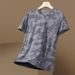 Men's Clothing Summer Thin Camouflage Versatile Ice Sense Quick Drying Large Size Men's Round Neck T Shirt Top Bottoming Shirt_viptrois.com