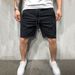 Premium Products Hot Selling Fitness Pants, Men's Solid Color Running Shorts, Casual Sports Training_viptrois.com