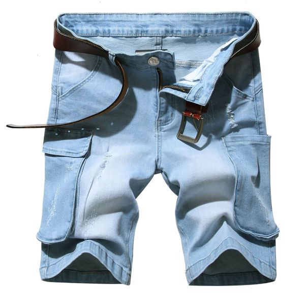 Men's Clothing Men's Short Casual Jeans Trendy Personality Popular Jeans_viptrois.com