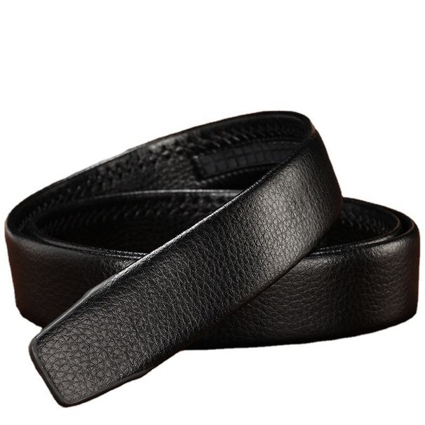 Men's Belt, Buckleless Belt, 3.5 Automatic Buckle, Men's Microfiber Belt, Wear Resistant And Scratch Resistant_viptrois.com