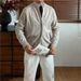 Pure 2025 Autumn Winter Premium Knitted Vintage Elegant Gentleman Old Money Slightly Loose Sweater Cardigan Jacket For Men_viptrois.com