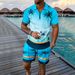 Men's 2-Piece Sportswear Set - Short Sleeve T-Shirt & Athletic Shorts | Breathable Summer Casual Outfit_viptrois.com