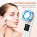 Portable micro current for cold hot skin rejuvenation, facial red blue light massage and lifting, imported into the_viptrois.com