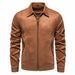 2024 Autumn And Winter New Lapel Trendy Outdoor Men's Suede Jacket_viptrois.com