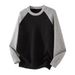 Pure Muchu Clothing | Autumn Winter New Style Raglan Sleeve Color-Block Pine Check Sweater Men's Loose American Heavy_viptrois.com