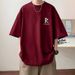 Summer New Short Sleeve Round Neck Casual Men's Cotton Outdoor Handsome Fashion T-shirt_viptrois.com
