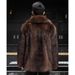 Men's Clothing Men's Fur Coat Mink Fur New Coat European And American Fisherman Stand Collar Short Jacket Winter Casual Warm_viptrois.com
