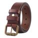 Guangzhou Pure Cowhide Vintage Single-Layer Foreign Trade Handmade Belt Men's Genuine Leather Casual Cowhide Belt Men's First Layer Cowhide_viptrois.com