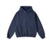 Oversized Washed Hoodie – Heavyweight Brushed Cotton, Unisex Vintage Streetwear (5 Distressed Colors, Acid Wash Finish)"_viptrois.com