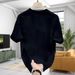 Men's Clothing Short Sleeved Tops Soft Versatile T Shirt Light Luxury Fashion Short Sleeved Round Neck_viptrois.com