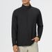 Men's Windproof Running Jacket – Lightweight Quick-Dry Long Sleeve Training Top (Black, Royal Blue, White, M-4XL)_viptrois.com
