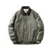 2025 Winter American Retro Men's Thickened Washed High Grammage Canvas Vintage Cotton Jacket With Turn-down Collar_viptrois.com