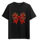 Tshirt Muscle Freaks Christmas Red 2026 Bow Lights Style_viptrois.com