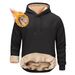 Men's Clothing Autumn And Winter New Plus Velvet Hooded Sweatshirt Casual Pullover Hoodie Men's Clothing Tops_viptrois.com
