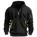 Men's European Size Hoodie Fashion Sports Zipper Shirt Eight Colors Versatile Sweatshirt Customizable_viptrois.com