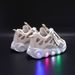 2023 Trendy LED Light Shoes For Children With Letters And Ribbons, Breathable Mesh, Luminous Shoes For Children Aged 1 6, Casual Sports Shoes_viptrois.com