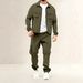 Men's Workwear Trousers - Breathable Long Sleeve Casual Pants For Outdoor & Everyday Wear_viptrois.com