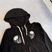 Unisex Zip-Up Hoodie With Skull Print - Stylish Streetwear Pullover For Men & Women All-Day Comfort_viptrois.com