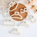 Luxury French Elegant Pearl Claw Clip - Japanese-Korean Style Premium Love Heart & Square Shark Clip For Back-of-Head Updos_viptrois.com