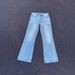 Men's Clothing New Ice Blue Cream Color Flared Trousers High Street Loose Wide Leg Washed Vintage Jeans Men_viptrois.com
