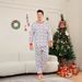 Christmas tree car full of flowers Christmas family clothing printed home clothes pajamas_viptrois.com