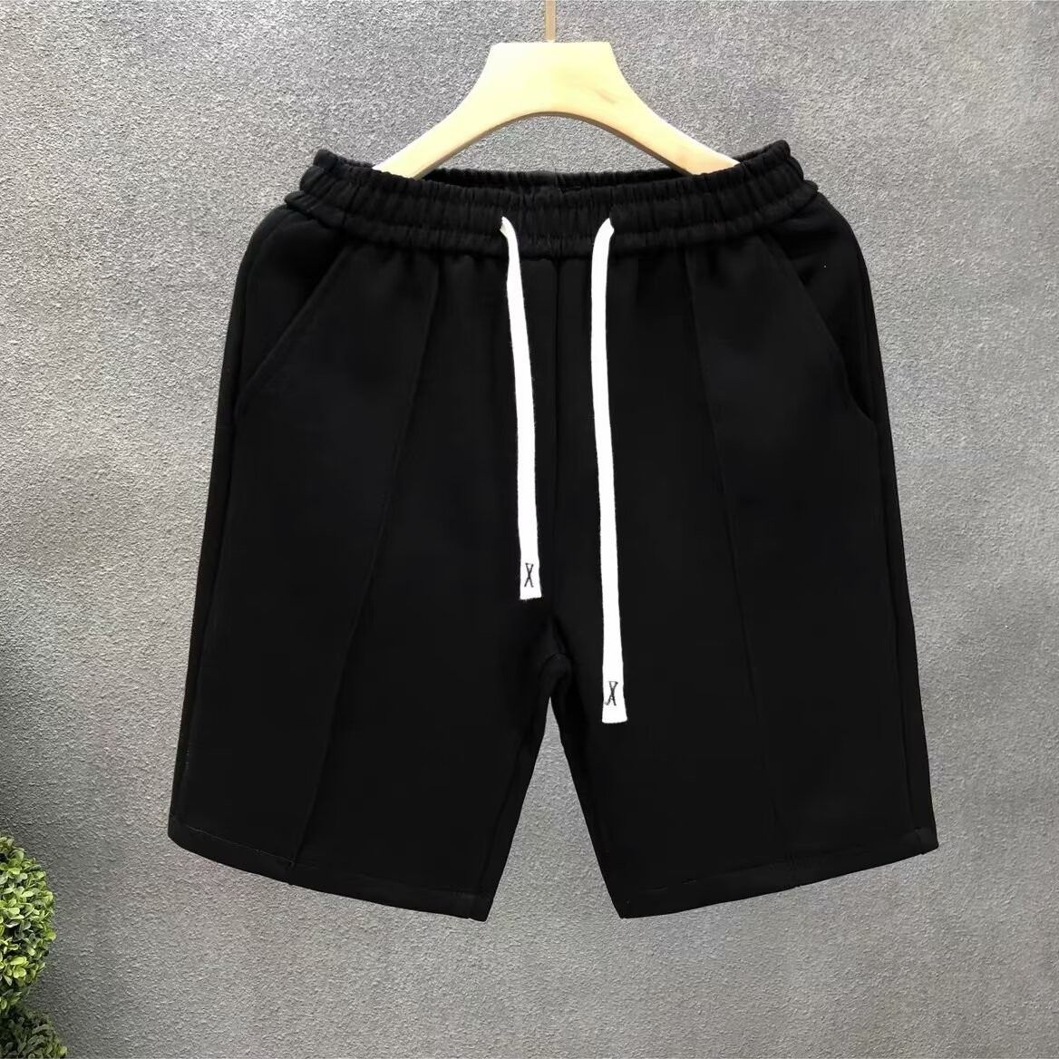 Men's Casual Loose Fit Sports Shorts Fashionable Versatile Summer Style Thin Five Point Casual Pants_viptrois.com