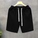 Men's Casual Loose Fit Sports Shorts Fashionable Versatile Summer Style Thin Five Point Casual Pants_viptrois.com