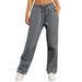 Men's Clothing Men Same Style Solid Color Casual Loose Plus Velvet Trousers Sweatpants_viptrois.com
