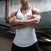 Men's Fitness Vest Summer Stitching I-line Contrast Top Sleeveless T-shirt Slim Stretch Base Shirt Cotton_viptrois.com