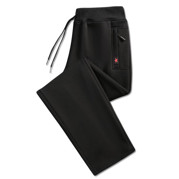Men's Casual Jogger Pants - Soft Cotton Blend Elastic Waistband Comfortable Straight Leg Sweatpants For Everyday Wear_viptrois.com