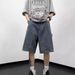 Men's Clothing Jeans Summer Thin Retro High Street Fashion Shorts Loose Straight Casual Washed Pants_viptrois.com