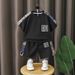 2025 New Children's National Style Embroidery Short Sleeved Shorts Suit Boys Summer Thin Style Casual Two Piece Suit_viptrois.com