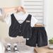 Boys' Summer 2025 New Handsome Short Sleeve Three Piece Set Baby Children's Clothing_viptrois.com