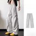 American-style Pleated Pants For Spring And Autumn, Unisex Functional Paratrooper Versatile Workwear Wide-leg Sports_viptrois.com