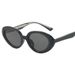 Women's Eyewear Frames Oval Fashion Flat Mirror TR90 Core Frame Ladies Sunglasses Anti Blue Light Personality Glasses_viptrois.com