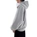 Heavyweight Double-Zip Fleece Hoodie – Oversized Streetwear Pullover With 3D Graphic (M-3XL, Ash Grey/Black)_viptrois.com