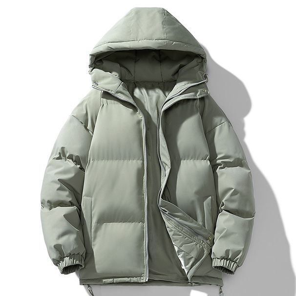 Men's Oversized Hooded Puffer Jacket - Winter Warm Polyester-Filled Coat With Stand Collar, Thickened Loose Fit Casual Outerwear_viptrois.com