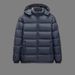 Autumn Men's Cotton-padded Clothes, Thickened Hooded Cotton-padded Jackets, Removable Hat Cotton-padded Clothes, Men's Jackets._viptrois.com