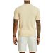 Men's Clothing European And American Men's Casual Knitted Shirts Summer New Solid Color Tops Men's Short Sleeved Lapel Hollow Breathable_viptrois.com