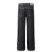 Men's Clothing Blue Retro Classic Loose Jeans High Street Straight Cleanfit Trousers_viptrois.com