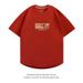American printed short t-shirt for men women, summer trendy brand, loose and casual versatile couple, half sleeved pure_viptrois.com