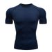 Men's Clothing T Shirts Thin High Elastic Breathable Quick Drying Clothes Basketball Bottoming Clothes Track And Field Training Fitness Tops_viptrois.com