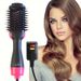 US Plug 1pc Hot Air Comb Three-speed Hot And Cold Wind, Blow And Pull All-in-one, Strong Wind Quick Blow And Dry_viptrois.com