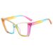 Women's Eyewear Frames New Fashion Temperament Butterfly Frame Women's Glasses Personality Trend All Match Anti Blue Light Flat Glasses_viptrois.com